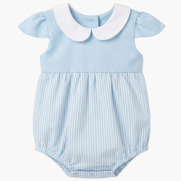Fofo Infantil Azul com Detalhe às Riscas