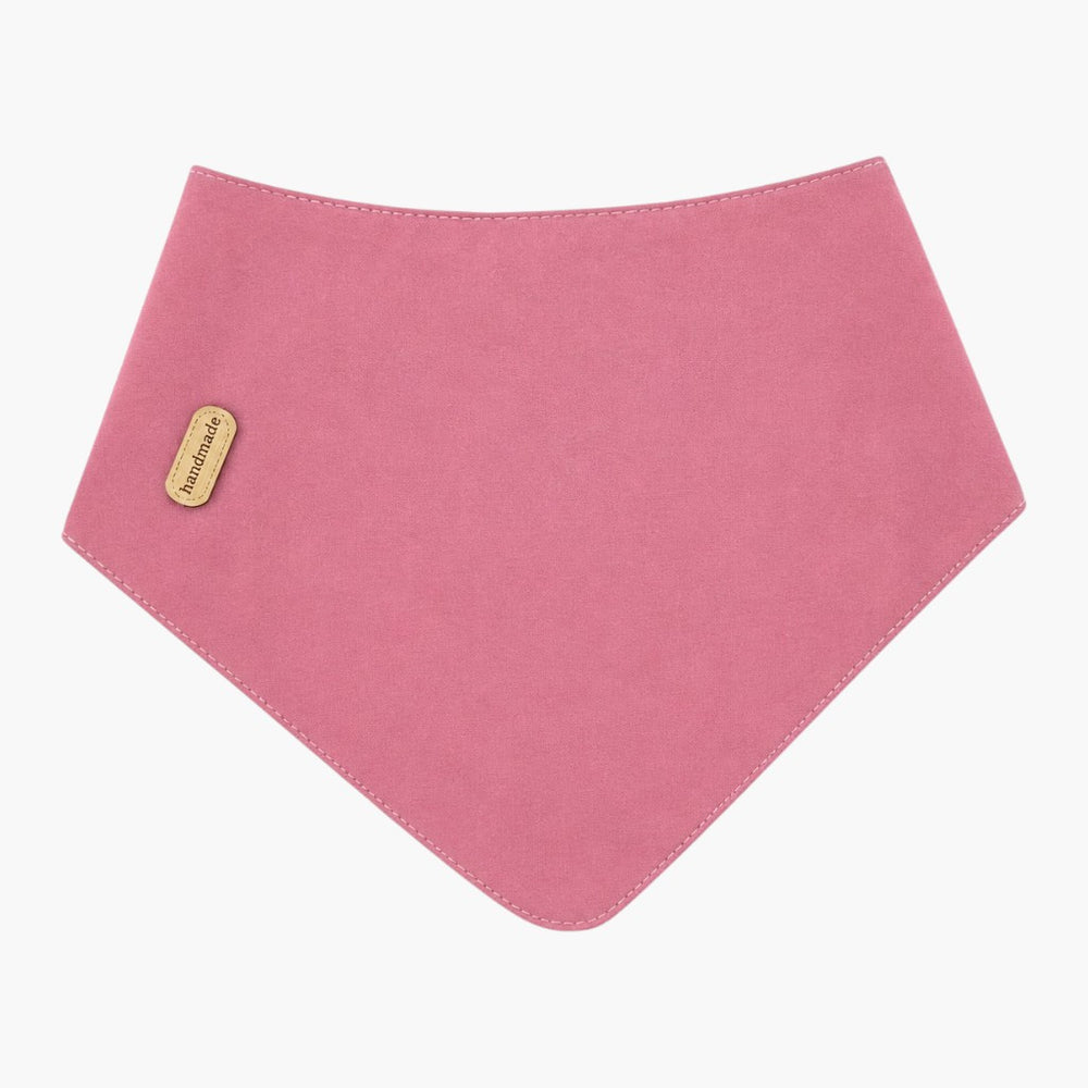 Babete Bandana Rosa Antigo em Algodão