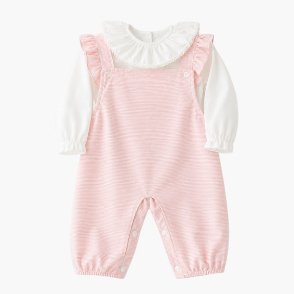 Conjunto Bebé Rosa Delicado Doce Elegância