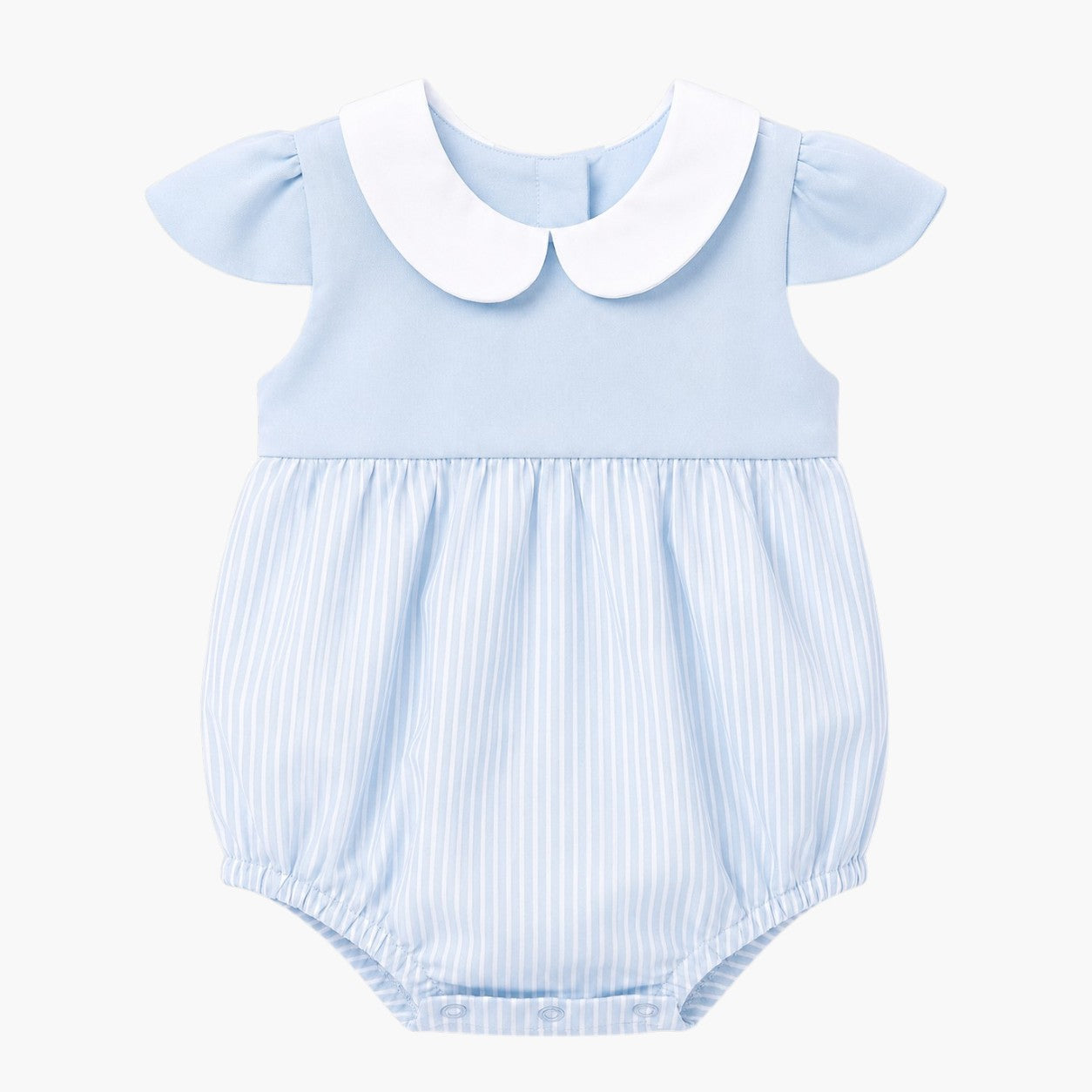 Fofo Infantil Azul com Detalhe às Riscas