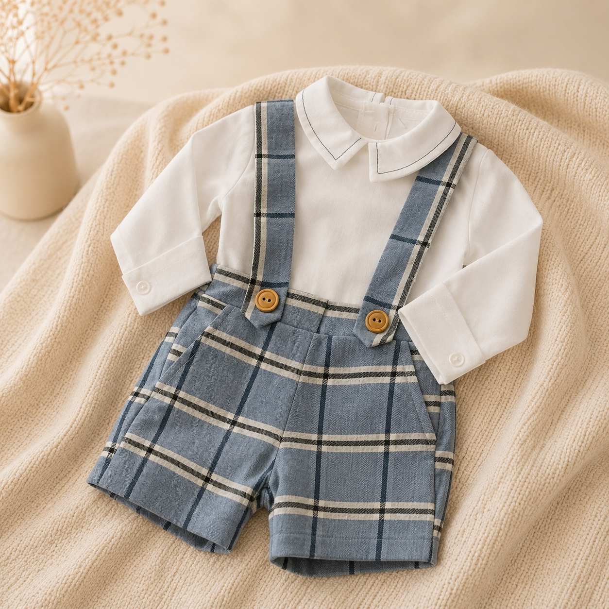 Conjunto Clássico Xadrez Azul