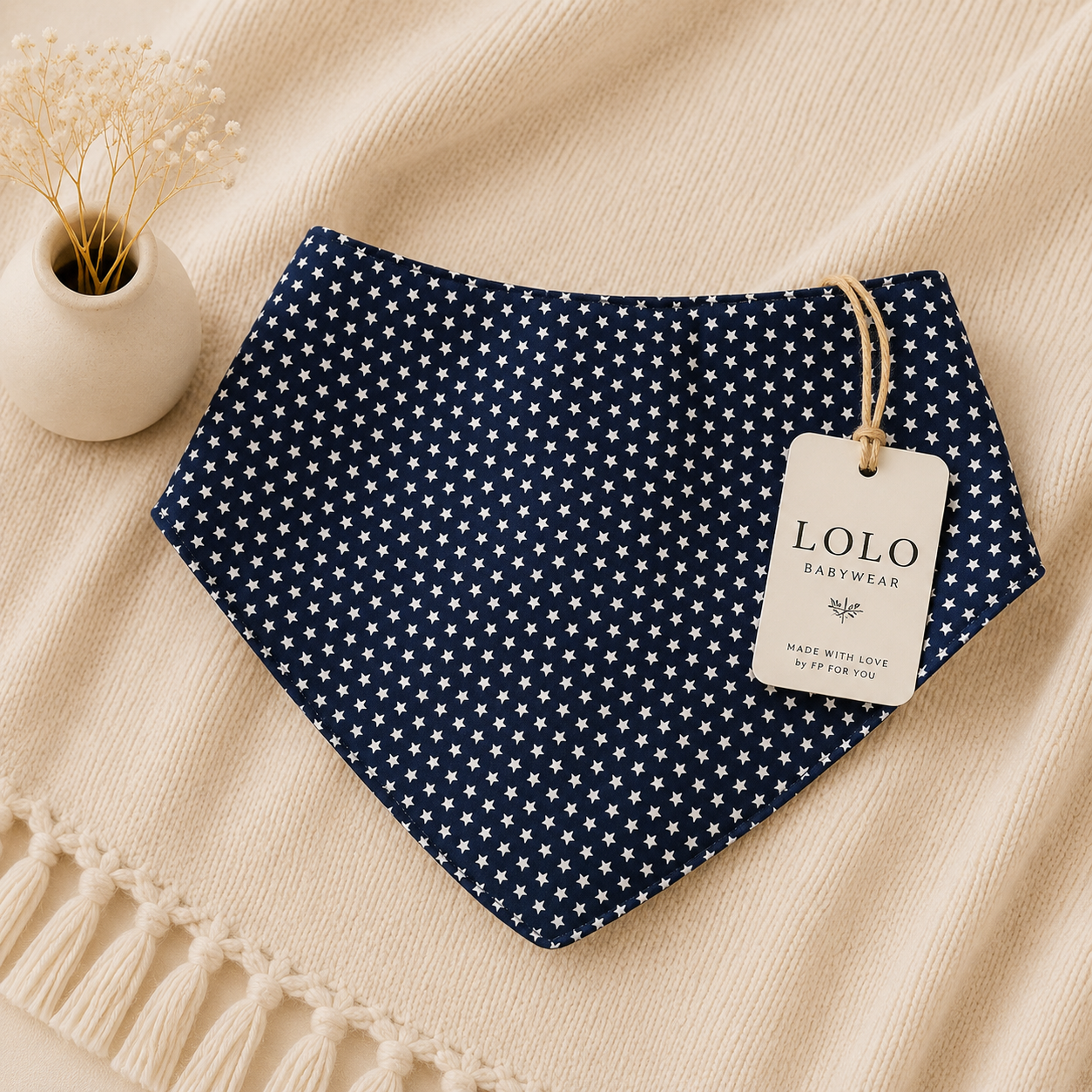 Babete Estrelinhas Navy