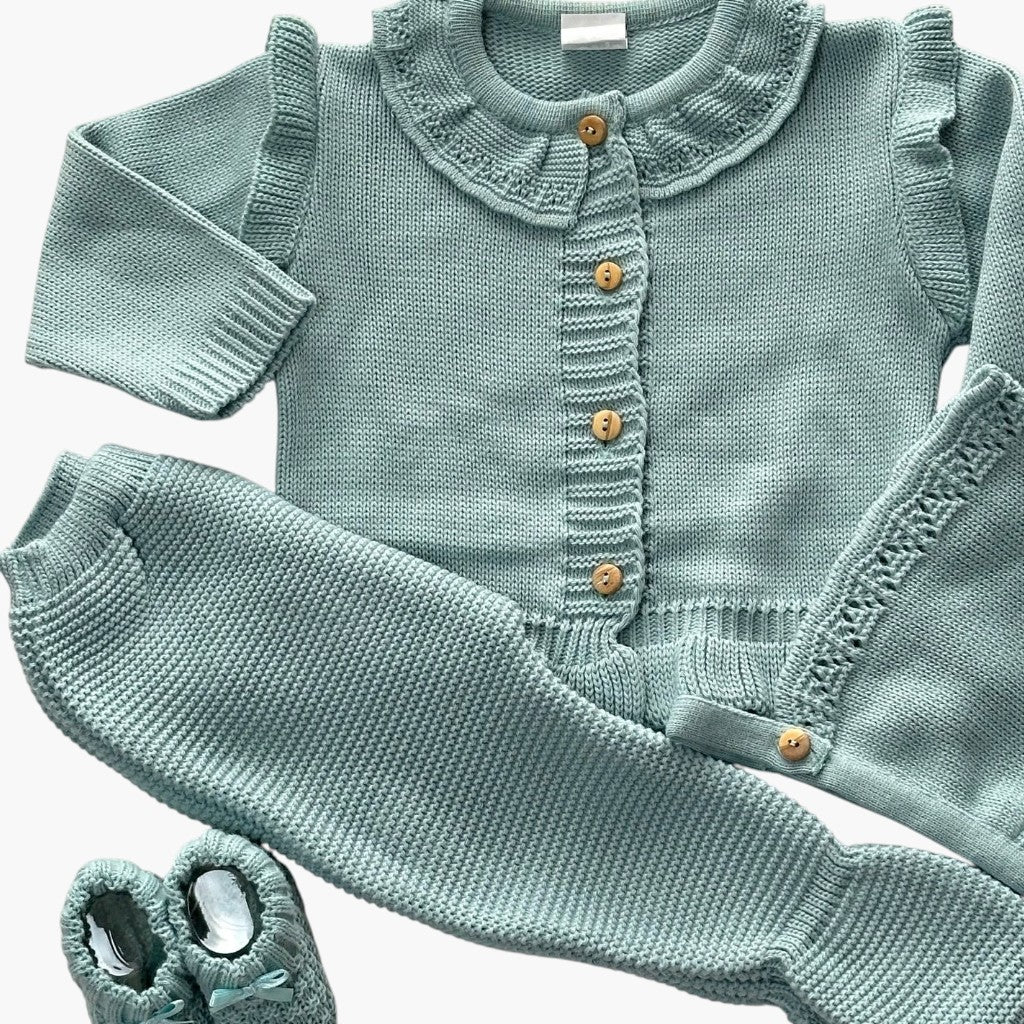 Conjunto de 3 Peças Para Bebé