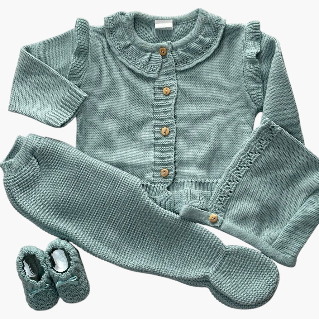 Conjunto de 3 Peças Para Bebé