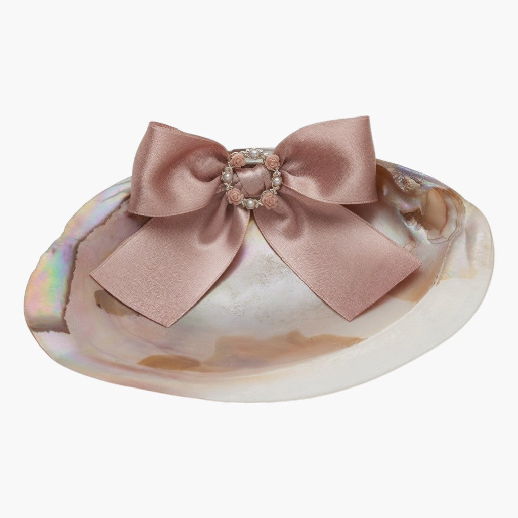 Concha Decorativa de Batismo Rosé Luxo Um Detalhe Exclusivo para um Dia Inesquecível