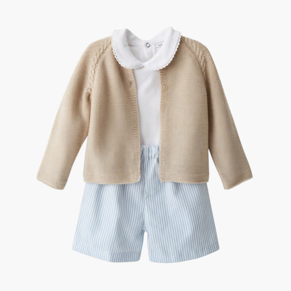 Conjunto de Bebé 3 Peças em Algodão