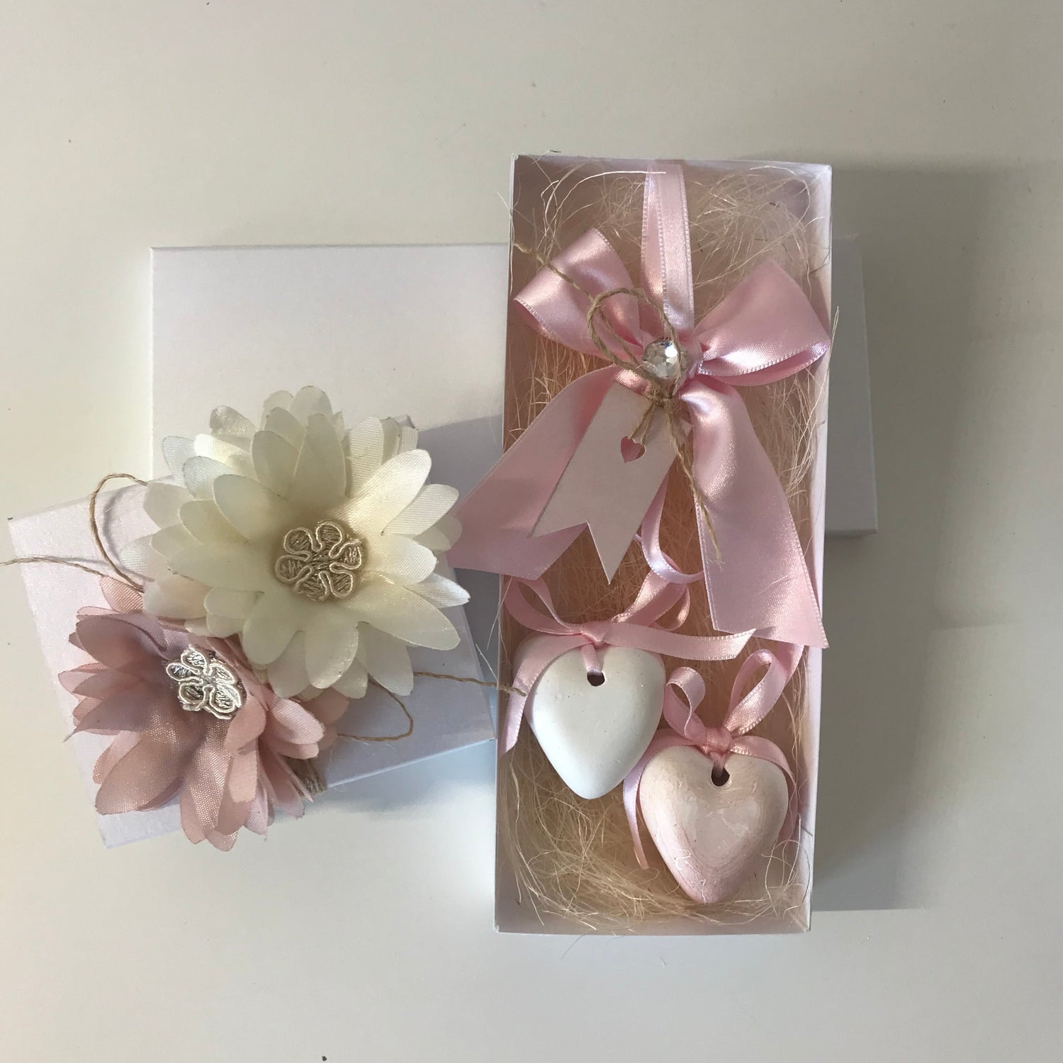 Lembrança de Cerimónia Em Gesso Perfumado Coração