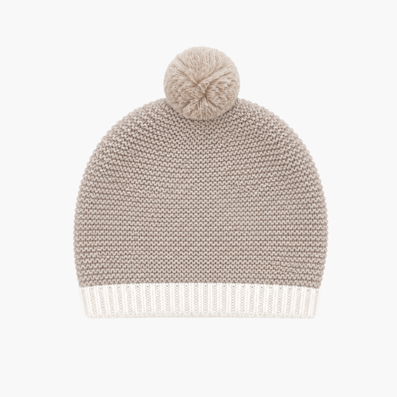 Conjunto de Malha para Bebé com Macacão e Gorro Bege Natural LOLO